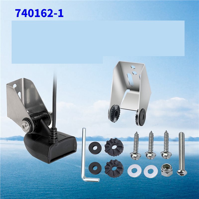 قطعتان من حامل التثبيت المعدني - مراجعة Fish Finder Transducer وسعره