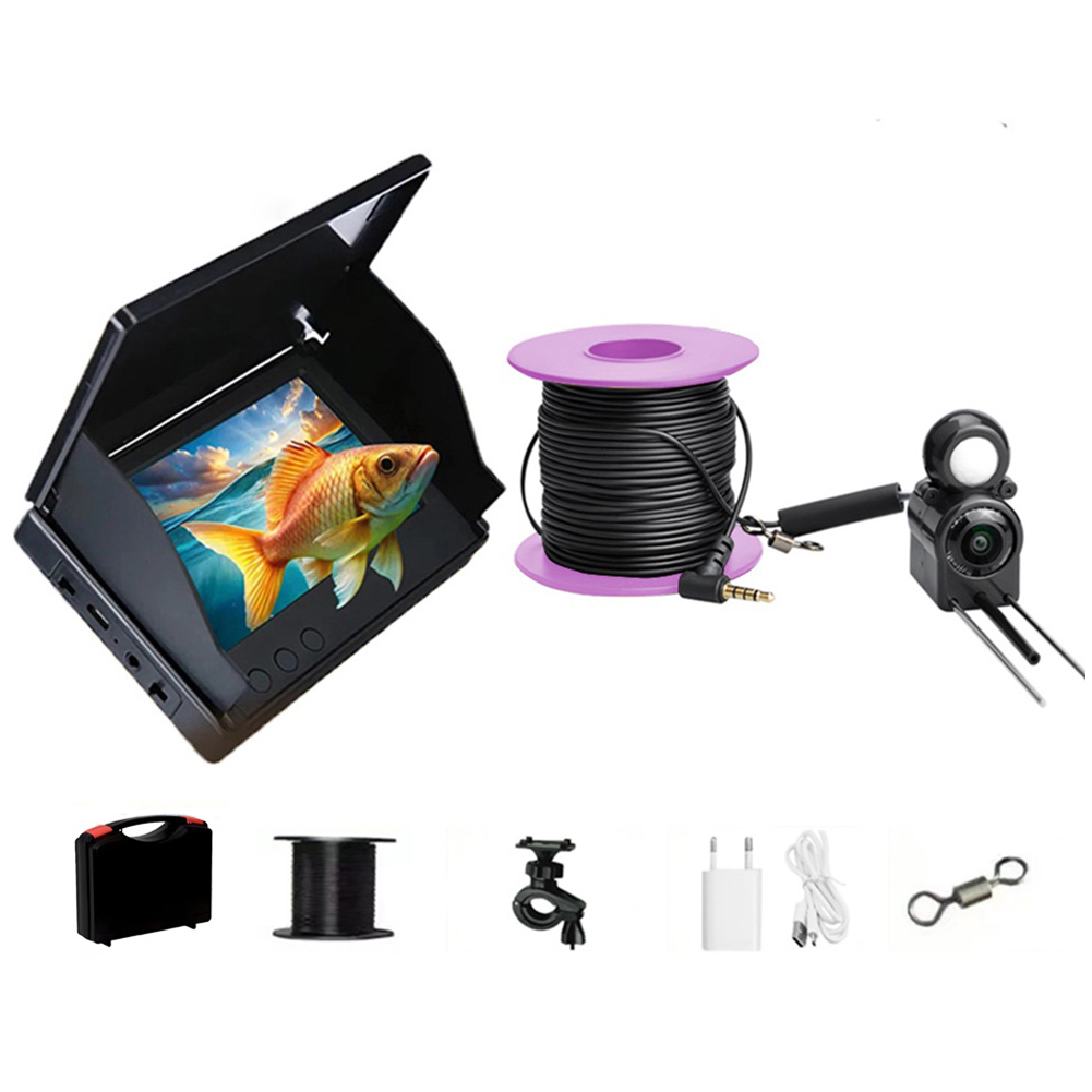 كاميرا صيد تحت الماء مع شاشة I - مراجعة Fish Finder Cable وسعره