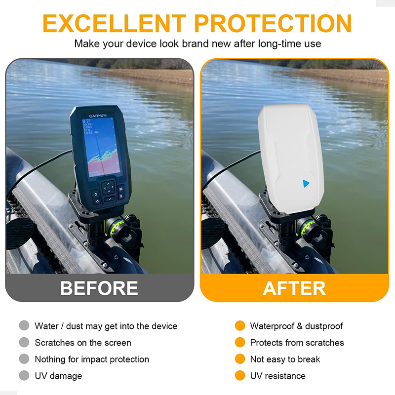 غطاء واقي من الشمس والغبار لجه - مراجعة Fish Finder Portable وسعره