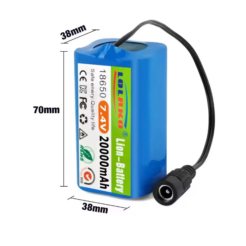 بطارية 7.4 فولت 20000 مللي أمب - مراجعة Fish Finder Charger وسعره