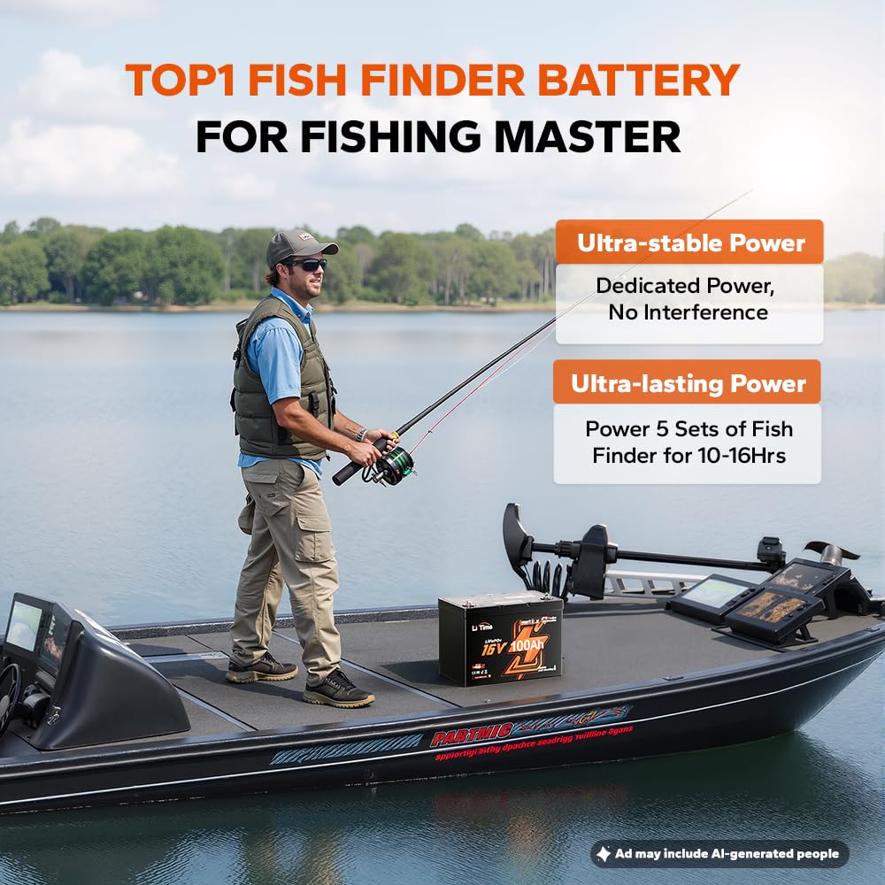 بطارية ليثيوم فوسفات الحديد (L - مراجعة Fish Finder Charger وسعره