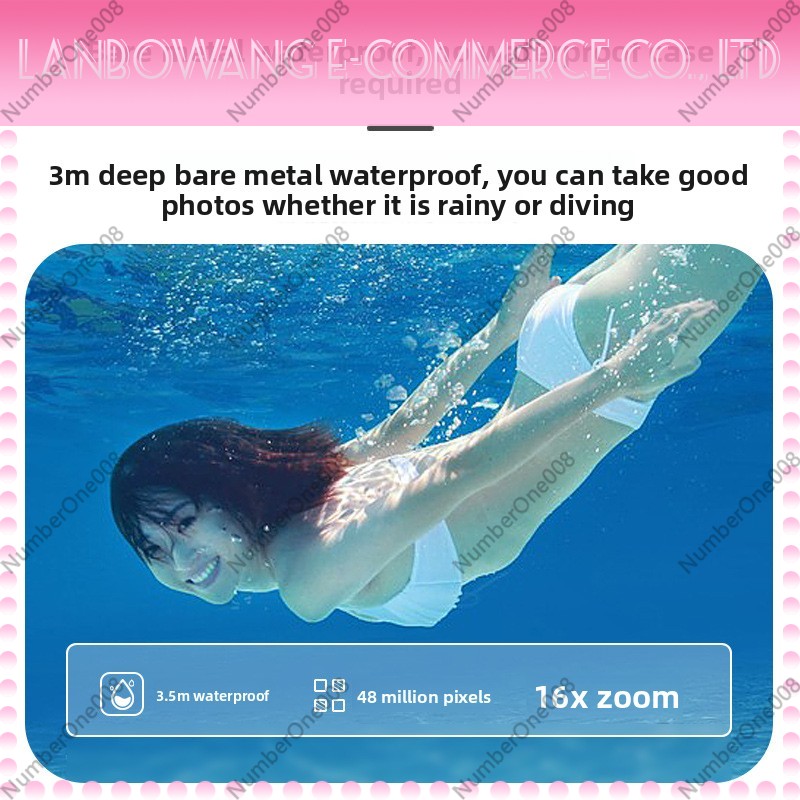 كاميرا أكشن مقاومة للماء بشاشة - مراجعة Underwater Camera وسعره